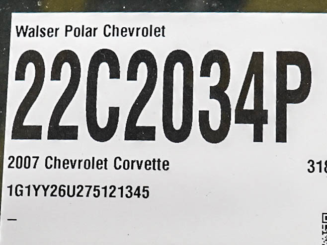 Used 2007 Chevrolet Corvette Coupe w/ Preferred Equipment Group RWD image 24