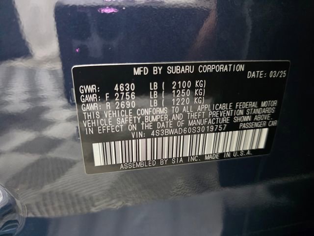 Certified 2025 Subaru Legacy Premium AWD/4WD image 39