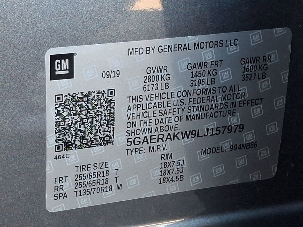 Certified 2020 Buick Enclave Preferred w/ LPO, Floor Liner Package image 24