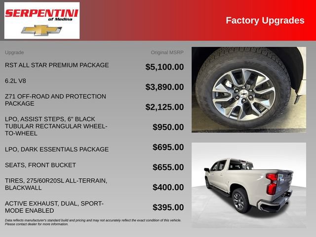 New 2026 Chevrolet Silverado 1500 RST w/ RST All Star Premium Package AWD/4WD image 6