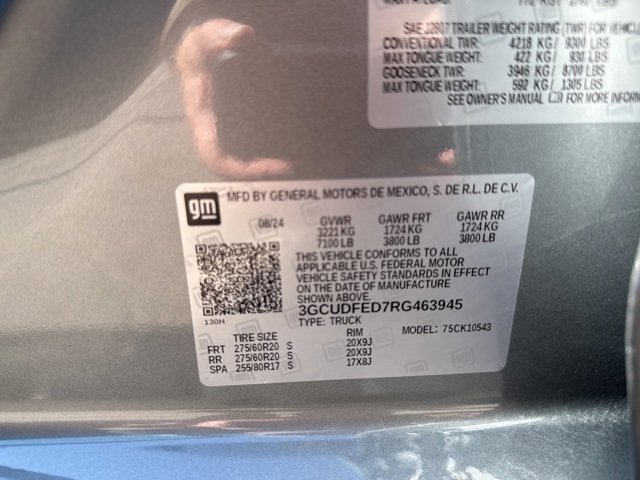 Certified 2024 Chevrolet Silverado 1500 LT Trail Boss w/ LPO, Dark Essentials Package image 27