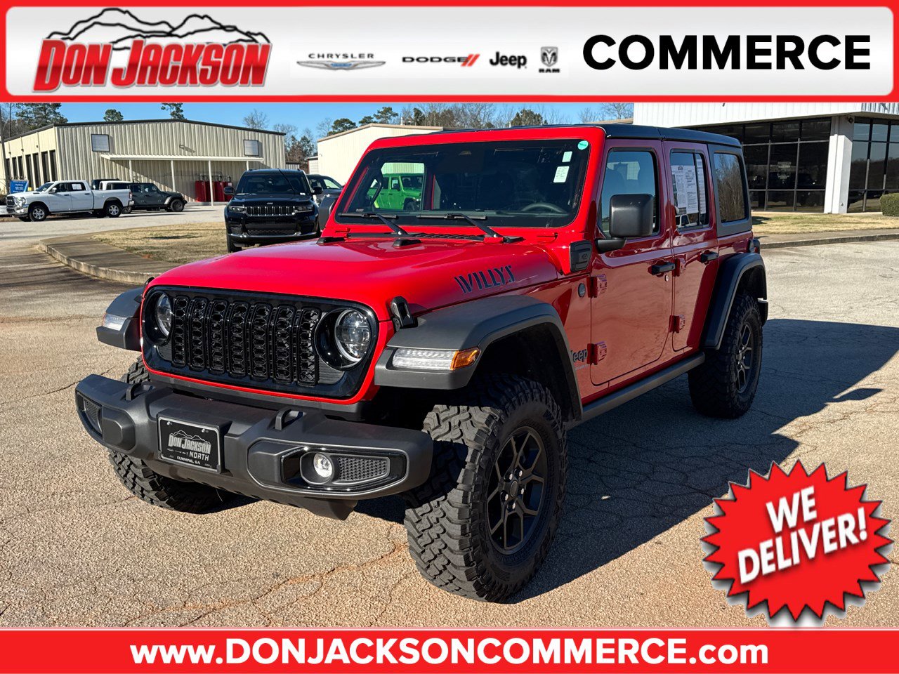 Used 2025 Jeep Wrangler Willys image 1