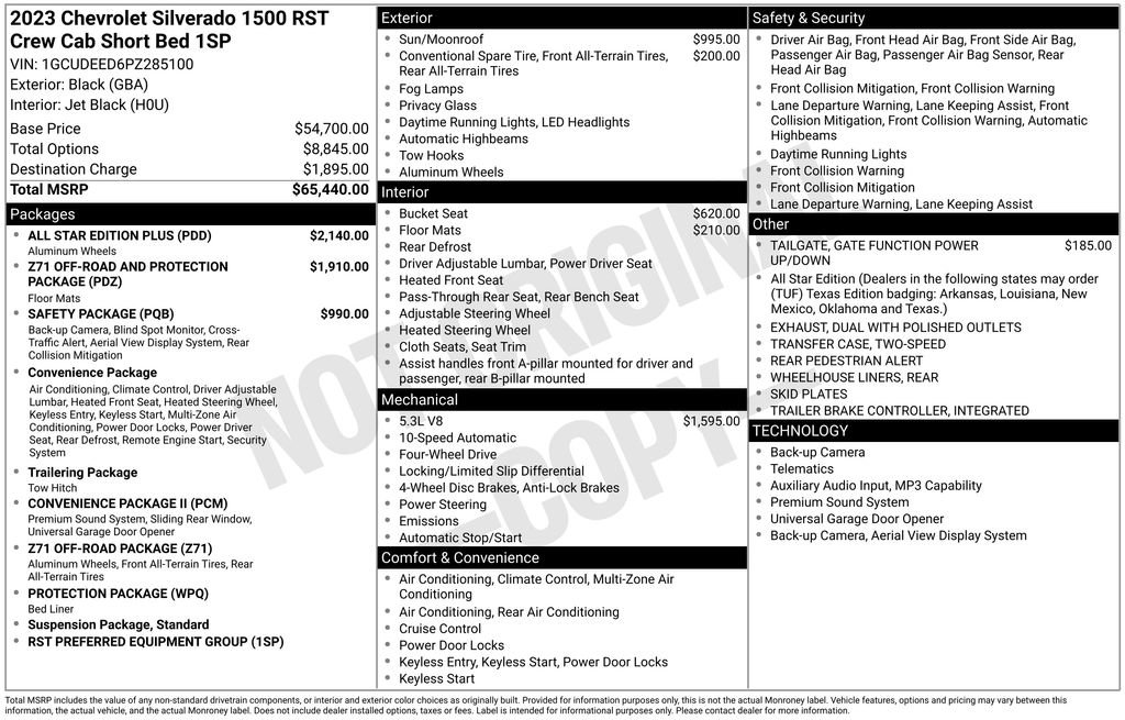 Used 2023 Chevrolet Silverado 1500 RST w/ All Star Edition Plus AWD/4WD image 34