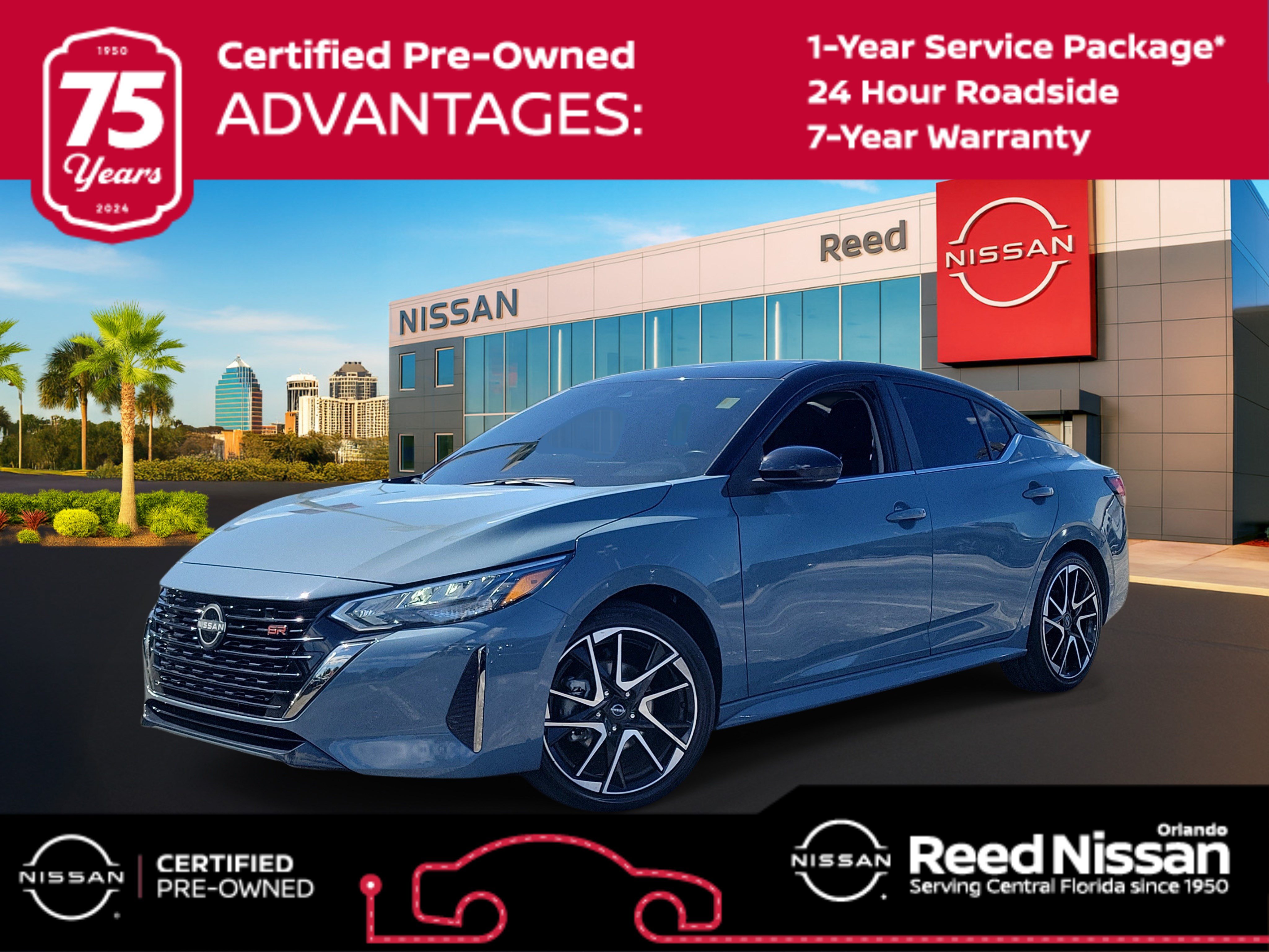 Certified 2024 Nissan Sentra SR FWD image 1