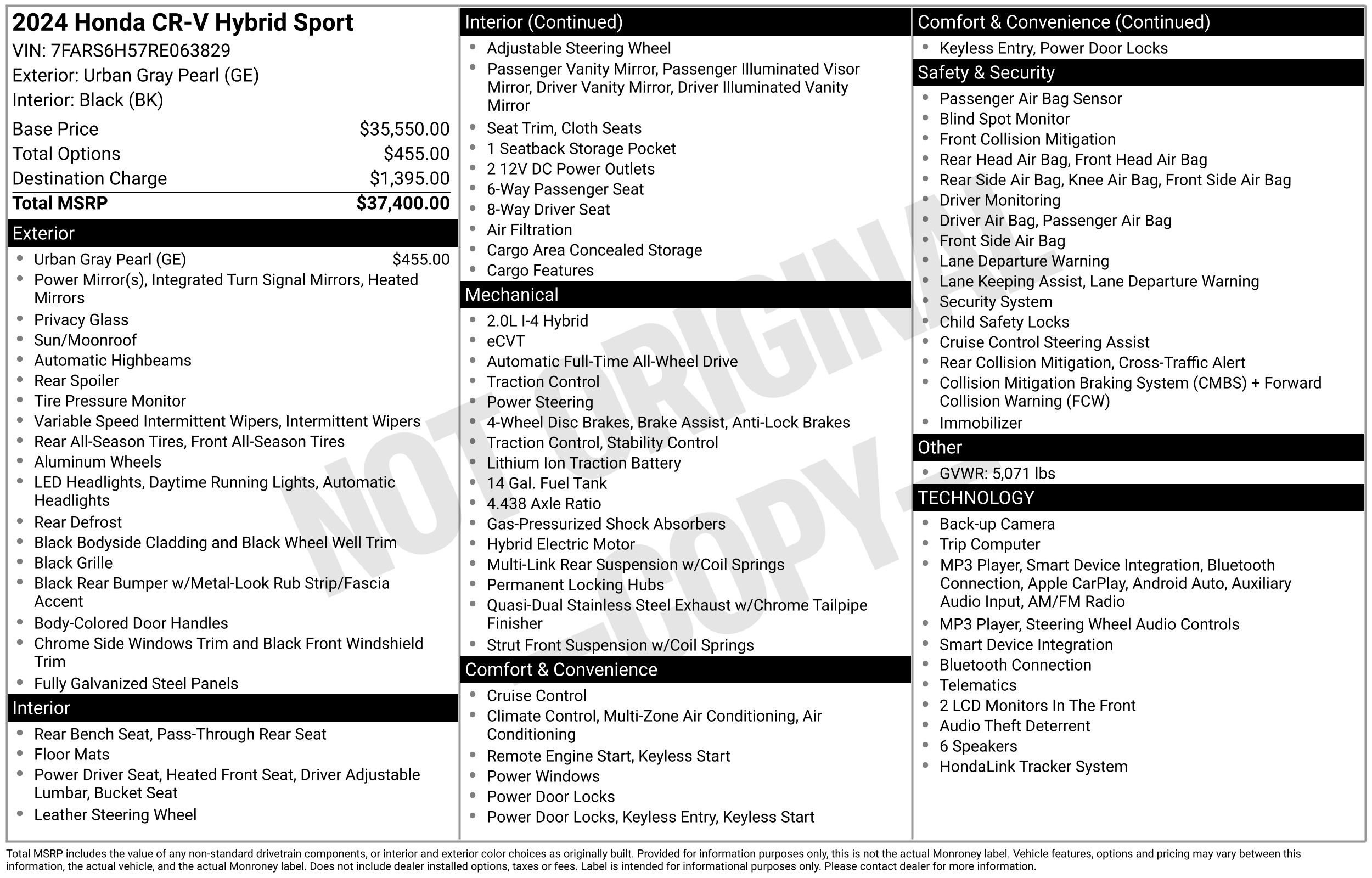 Used 2024 Honda CR-V Sport image 8