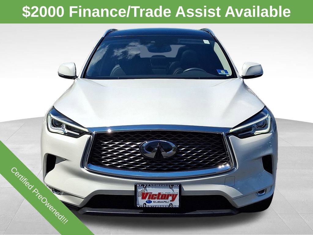 Used 2021 INFINITI QX50 Luxe w/ Cargo Package AWD/4WD video 2