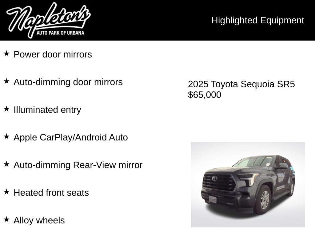 Used 2025 Toyota Sequoia SR5 image 9