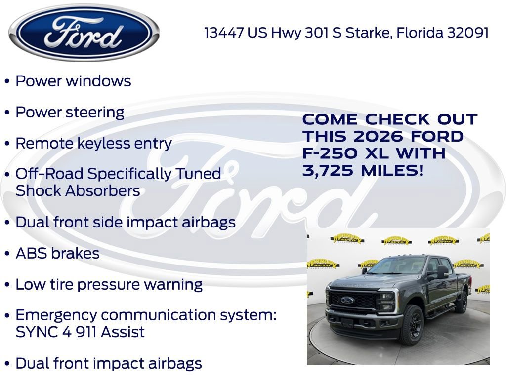 New 2026 Ford F250 XL w/ STX Appearance Package image 25