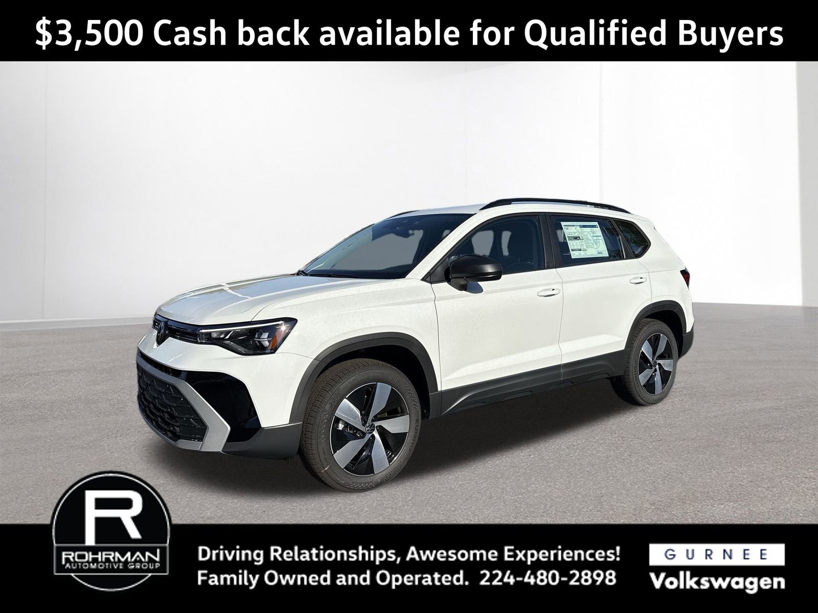 New 2025 Volkswagen Taos S image 1