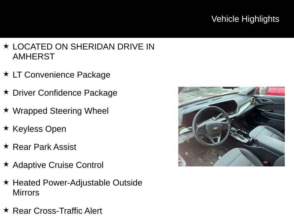 Used 2024 Chevrolet Trax LT w/ Sunroof Package image 5