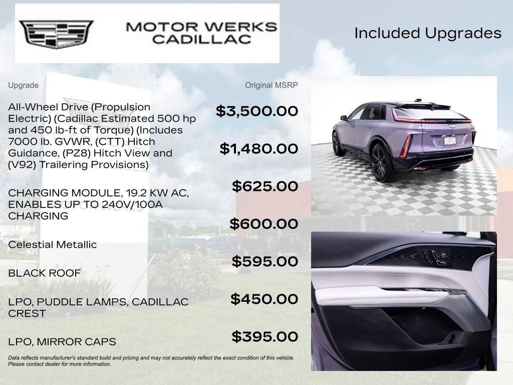 Certified 2024 Cadillac Lyriq Sport w/ LPO, Floor Liner Package AWD/4WD image 9