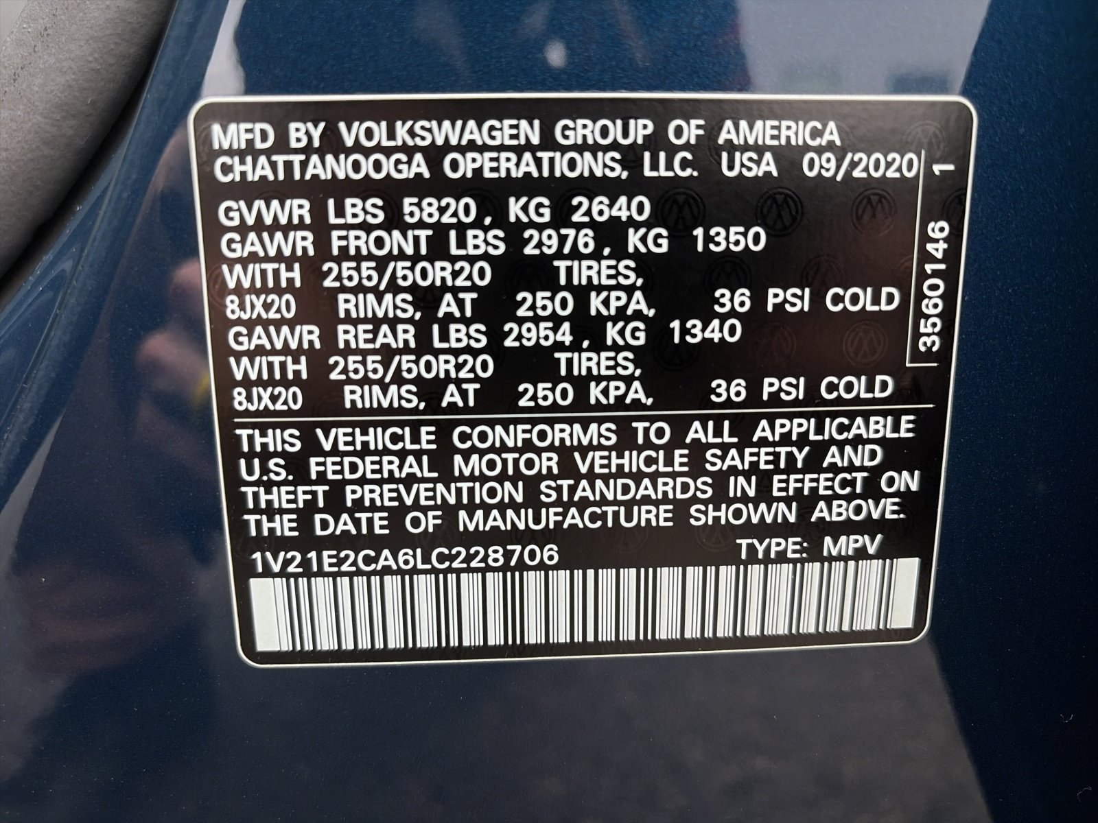 Used 2020 Volkswagen Atlas Cross Sport SE AWD/4WD image 33