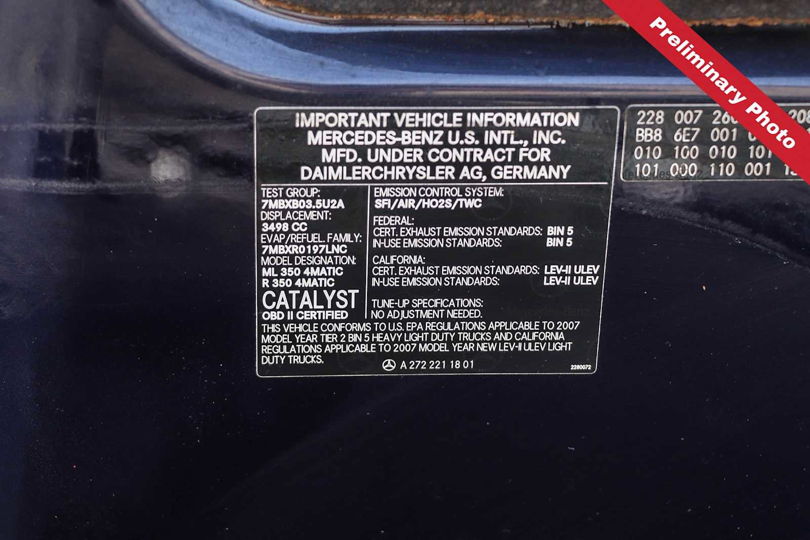 Used 2007 Mercedes-Benz ML 350 4MATIC image 20