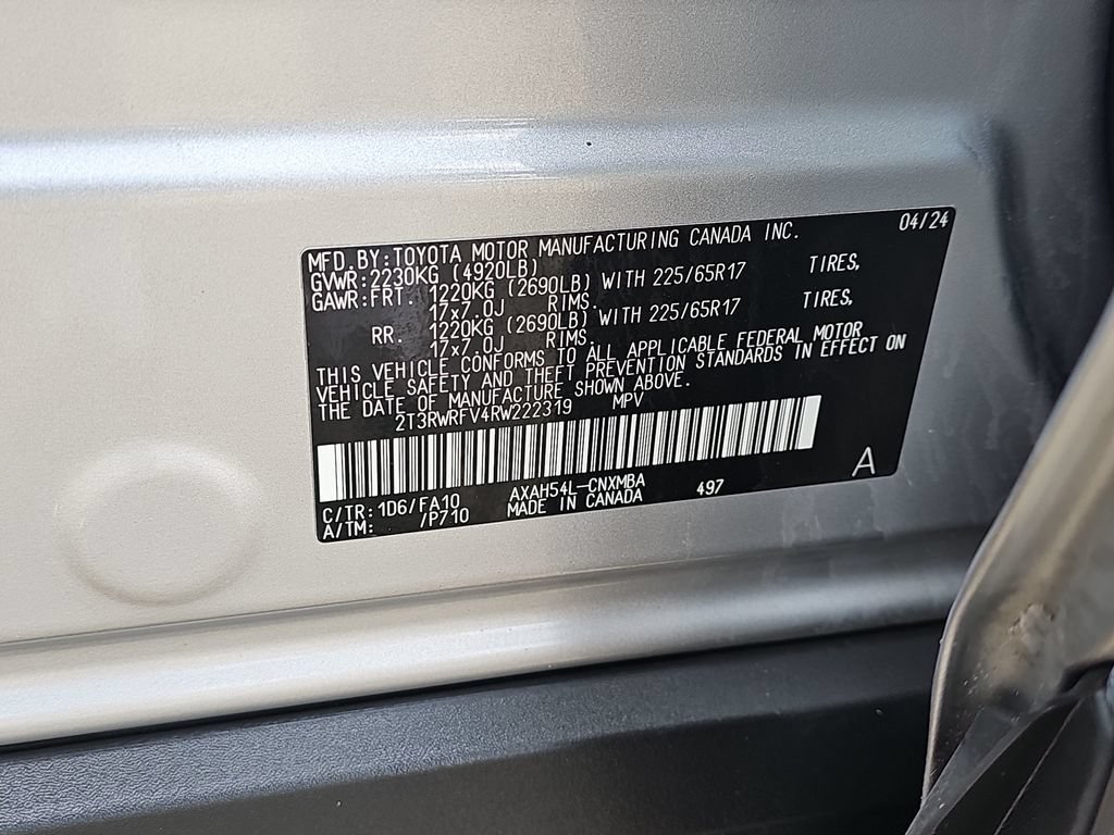 Used 2024 Toyota RAV4 XLE w/ Convenience Package AWD/4WD image 43