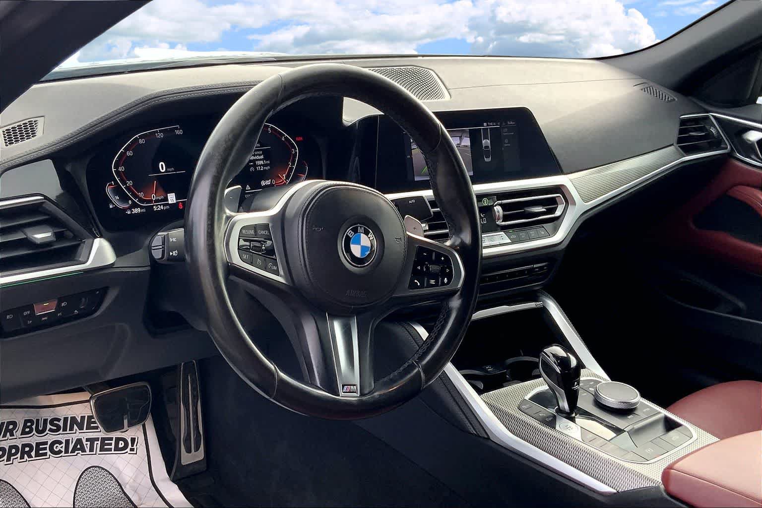 Used 2023 BMW 430i Convertible w/ M Sport Package RWD image 2