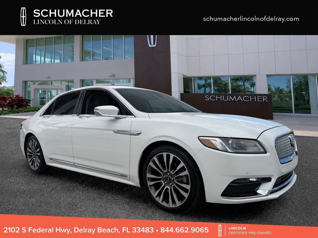 Certified 2020 Lincoln Continental w/ Premium Package
