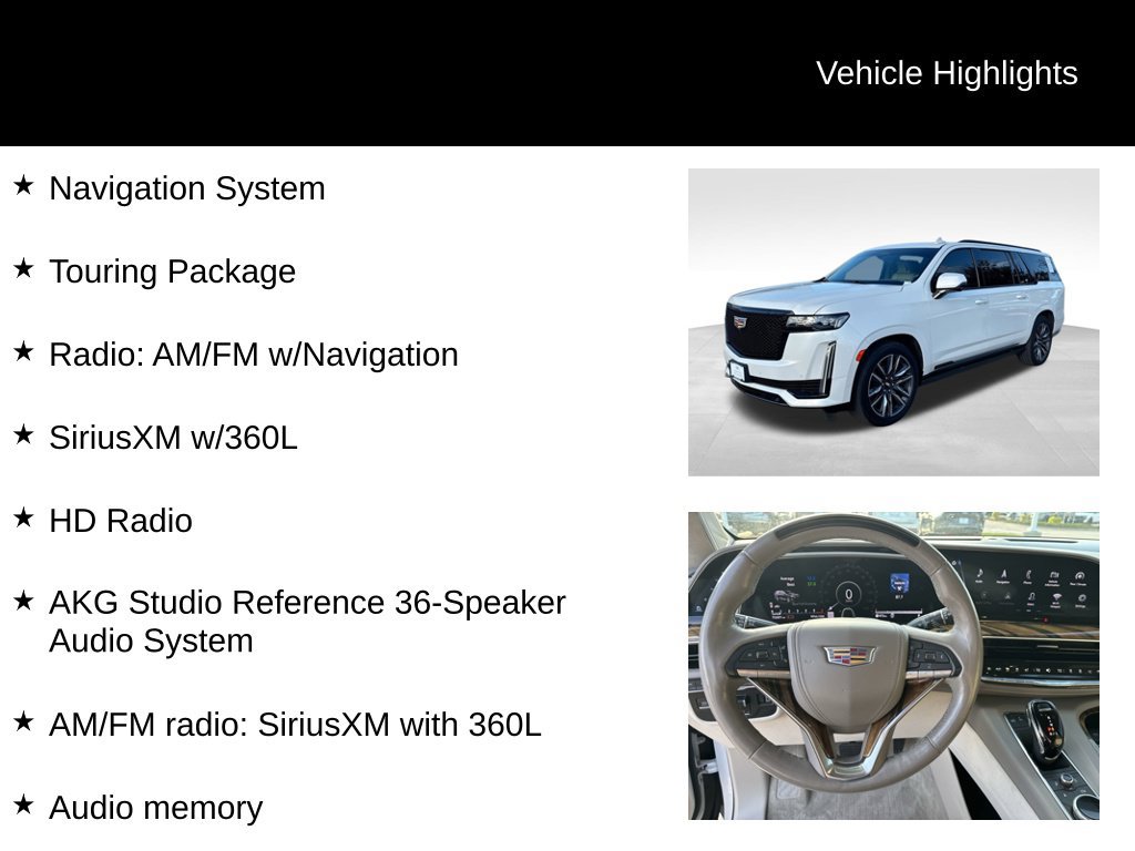 Used 2023 Cadillac Escalade ESV Sport Platinum AWD/4WD image 9