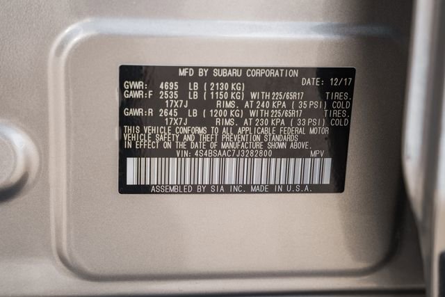 Used 2018 Subaru Outback 2.5i image 35
