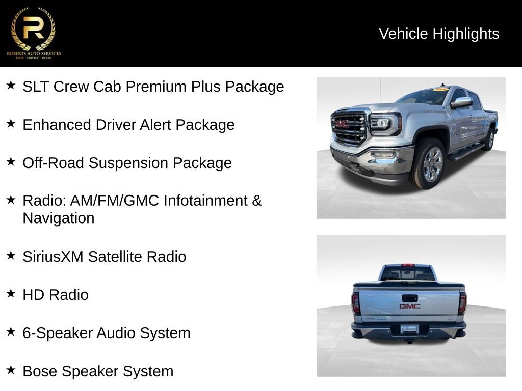 Used 2018 GMC Sierra 1500 SLT AWD/4WD image 9