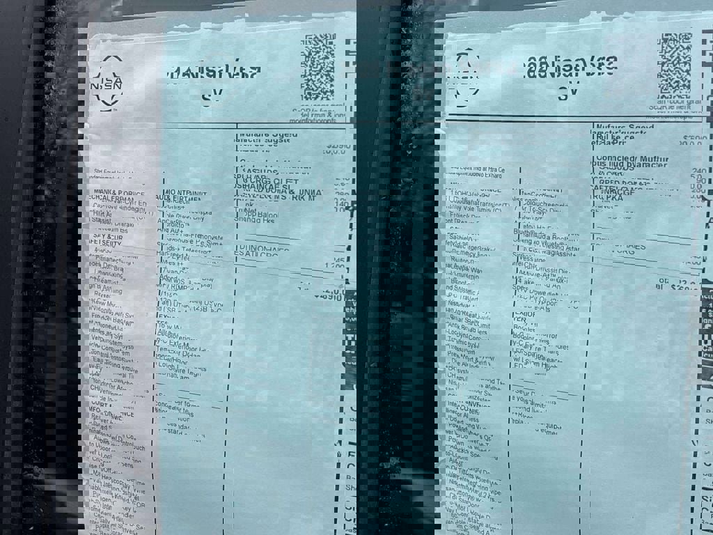 Used 2025 Nissan Versa SV w/ Trunk Package image 9