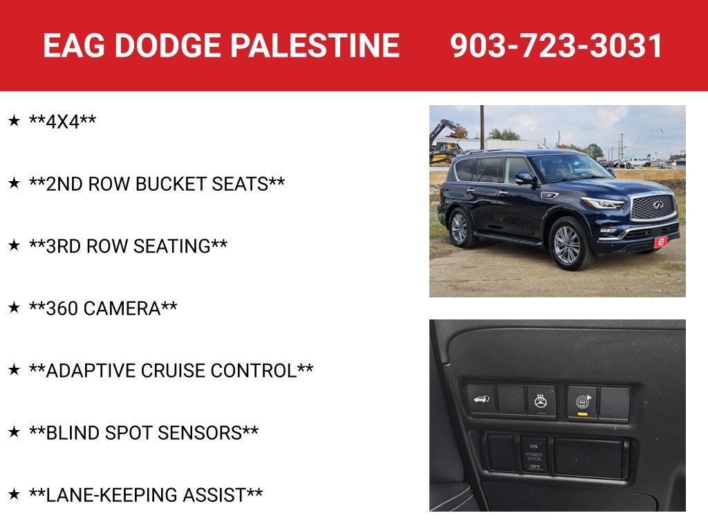 Used 2024 INFINITI QX80 Luxe image 8