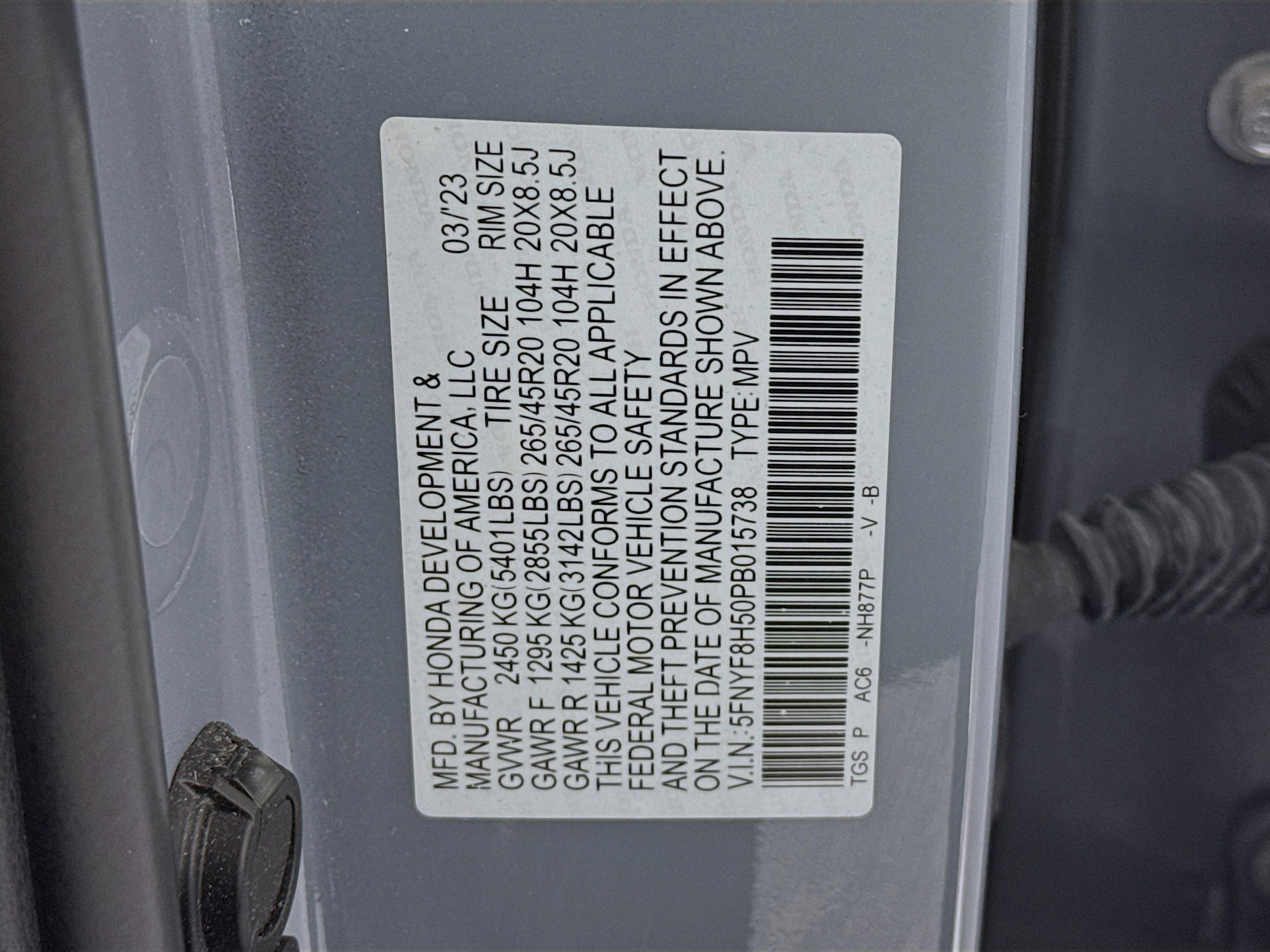 Certified 2023 Honda Passport EX-L image 32