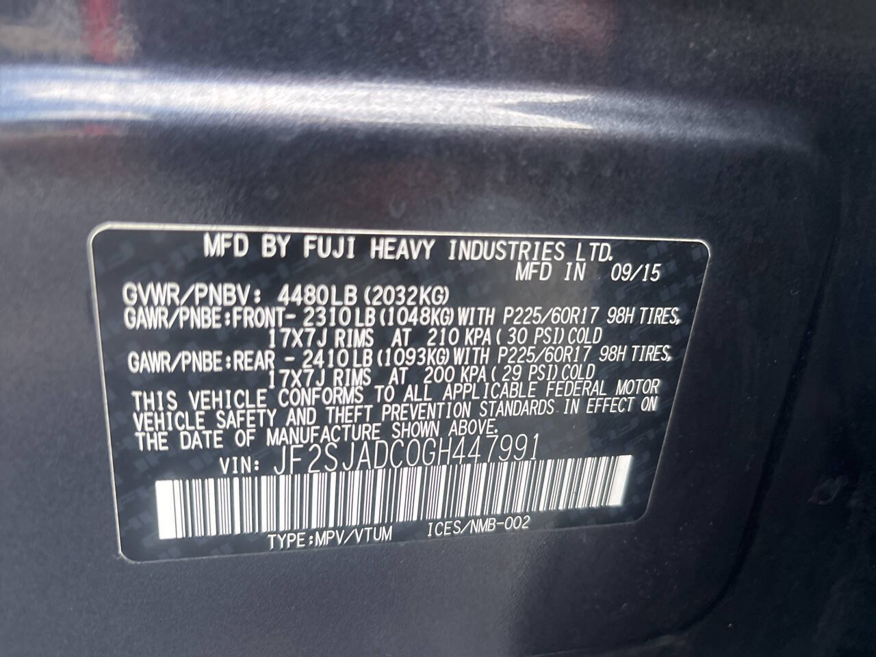 Used 2016 Subaru Forester 2.5i Premium w/ All-Weather Package AWD/4WD image 17