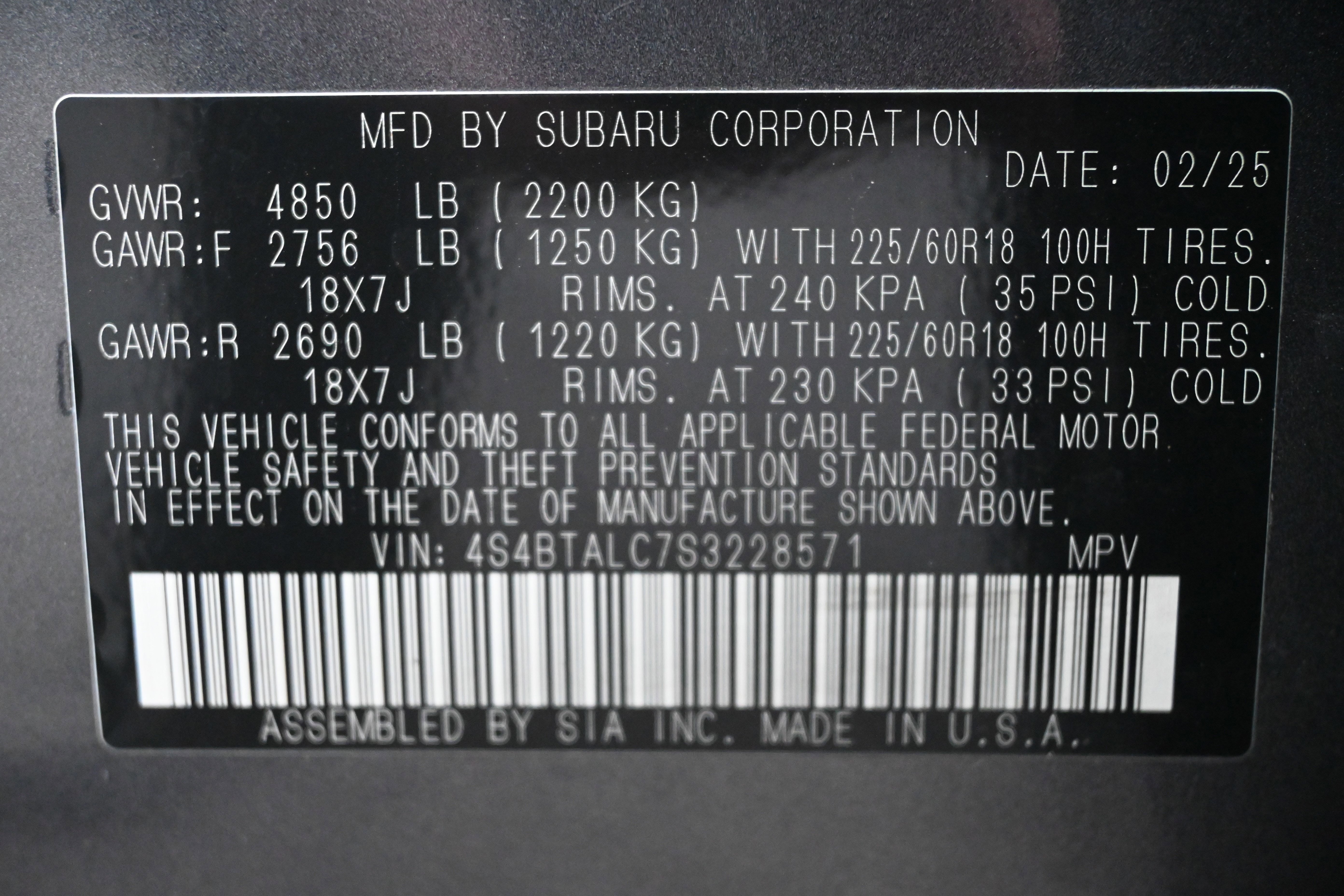 Used 2025 Subaru Outback Onyx Edition image 36