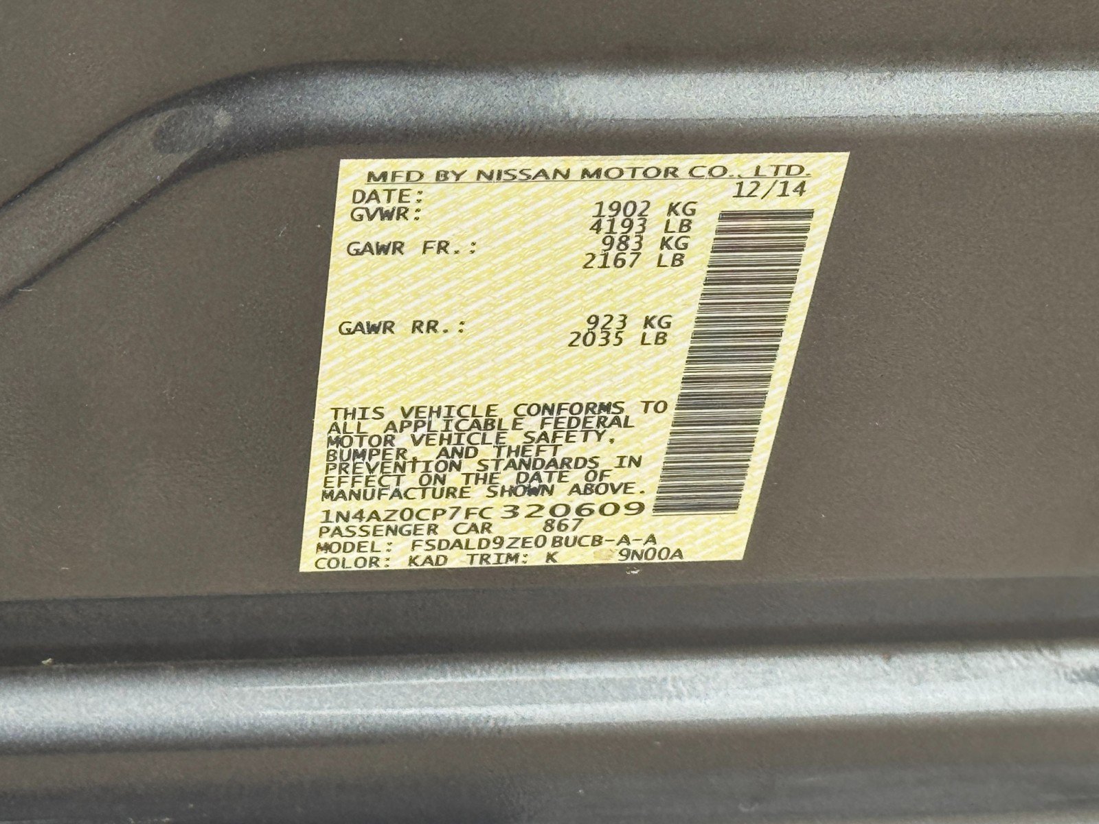 Used 2015 Nissan Leaf SV FWD image 39