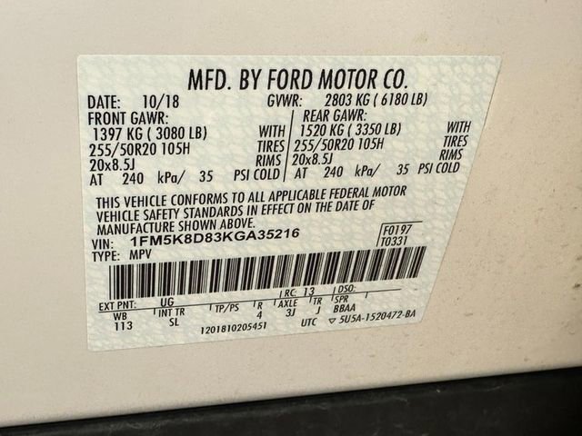 Used 2019 Ford Explorer XLT w/ Equipment Group 202A image 25