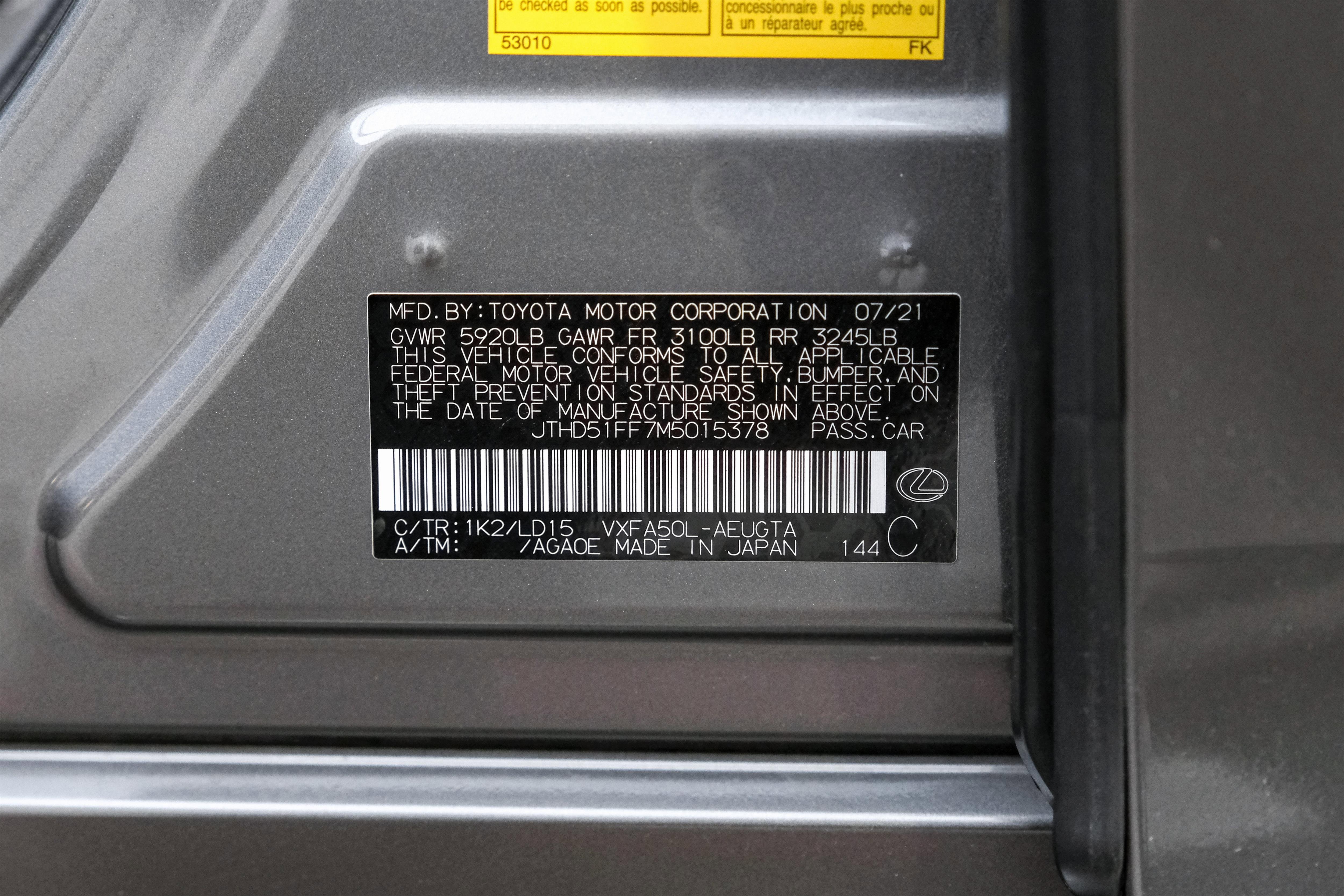 Used 2021 Lexus LS 500 w/ Accessory Package (Z1) image 63