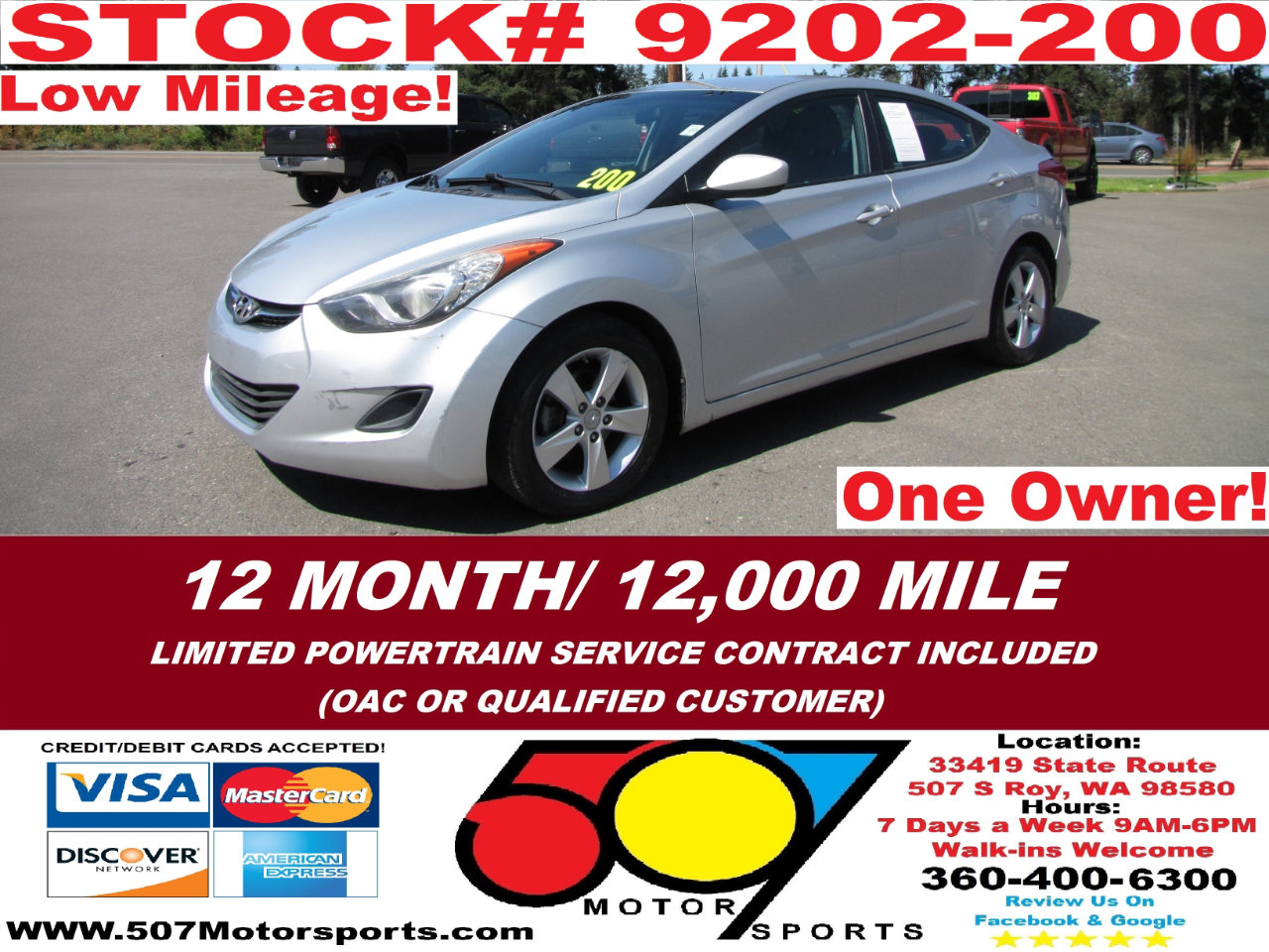Used 2013 Hyundai Elantra GLS FWD image 2