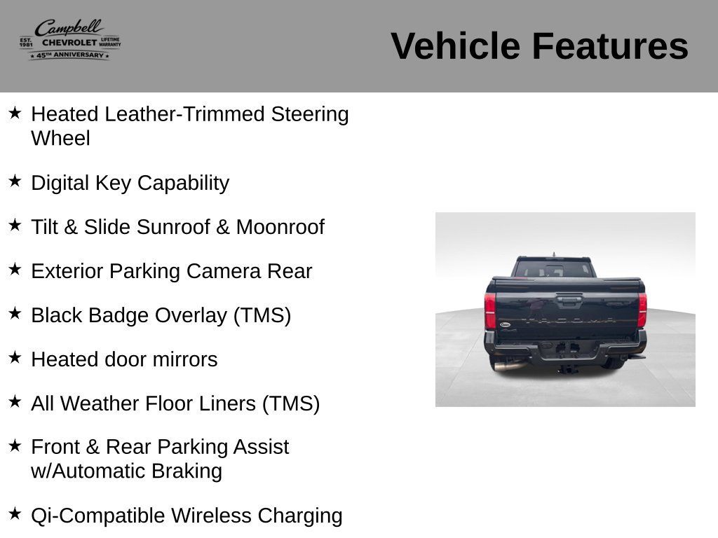 Used 2024 Toyota Tacoma TRD Off-Road w/ TRD Off Road Upgrade Package AWD/4WD image 16