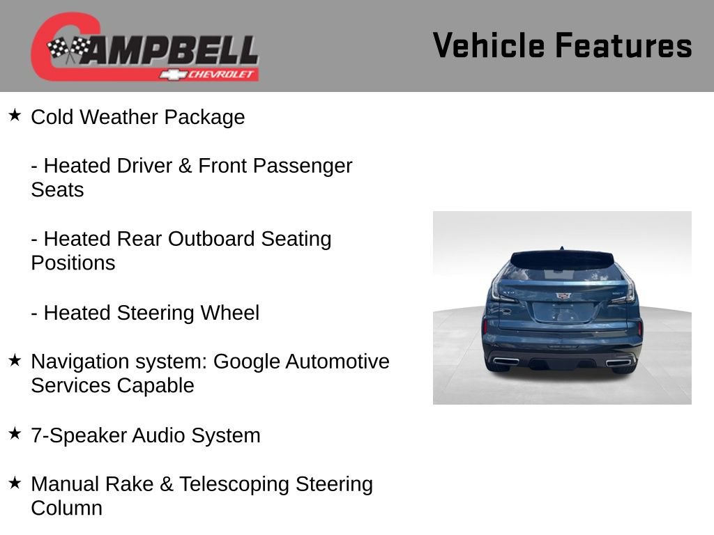 Used 2025 Cadillac XT4 Sport w/ Cold Weather Package AWD/4WD image 10