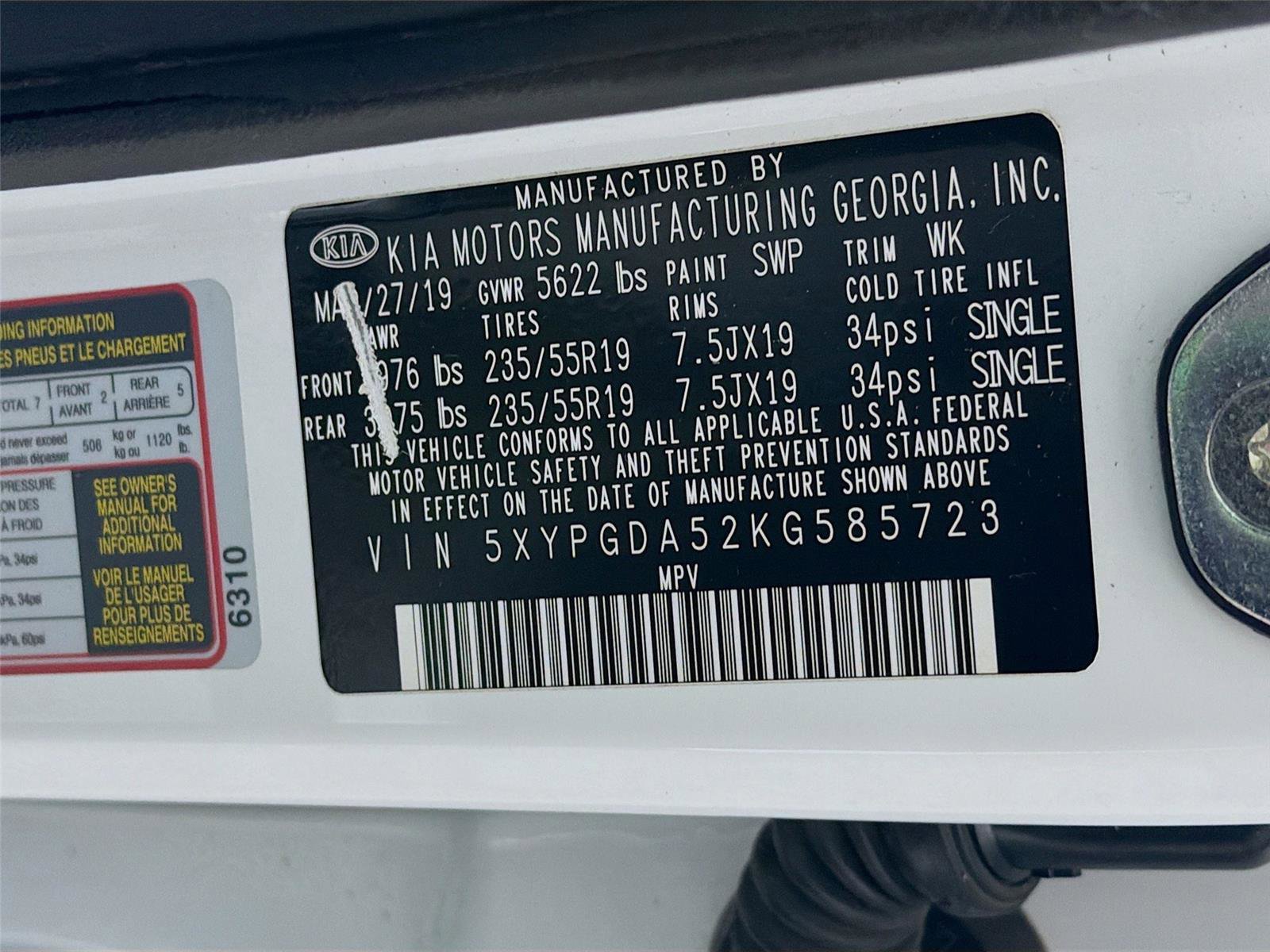 Used 2019 Kia Sorento S AWD/4WD image 32