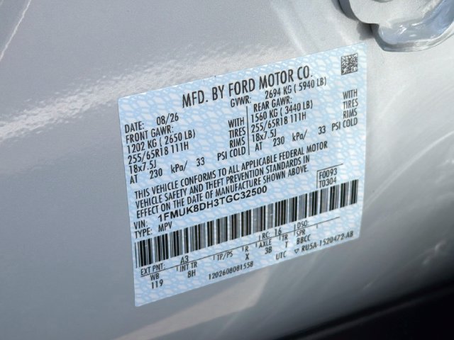 New 2026 Ford Explorer Active AWD/4WD image 24