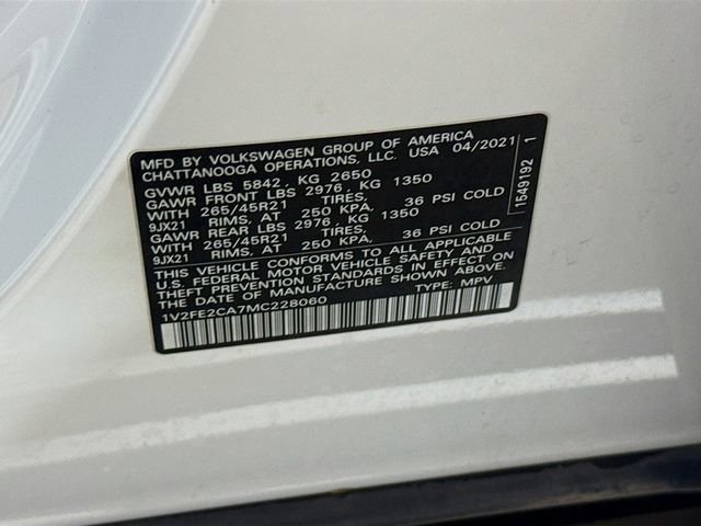 Used 2021 Volkswagen Atlas Cross Sport SEL Premium R-Line AWD/4WD image 37