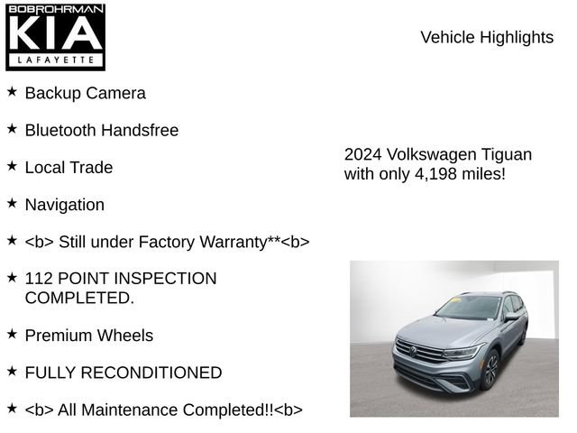Used 2024 Volkswagen Tiguan S FWD image 8