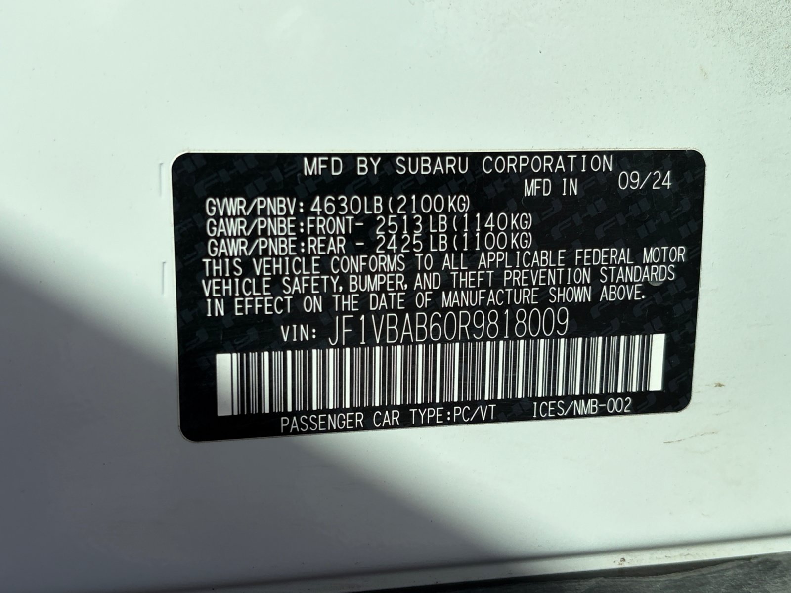 Used 2024 Subaru WRX AWD/4WD image 33