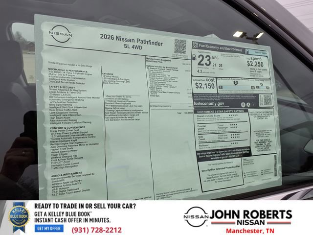 New 2026 Nissan Pathfinder SL image 20