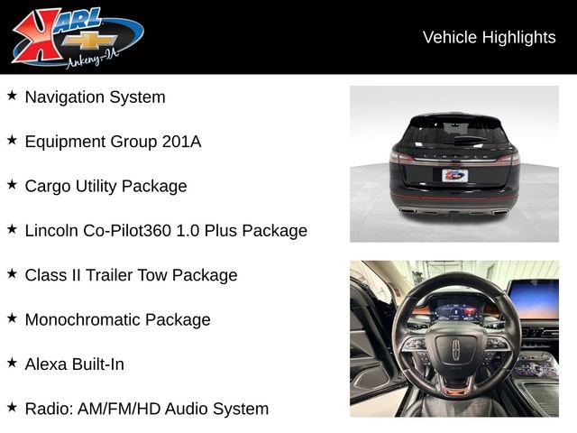 Used 2023 Lincoln Nautilus Reserve w/ Equipment Group 201A image 2