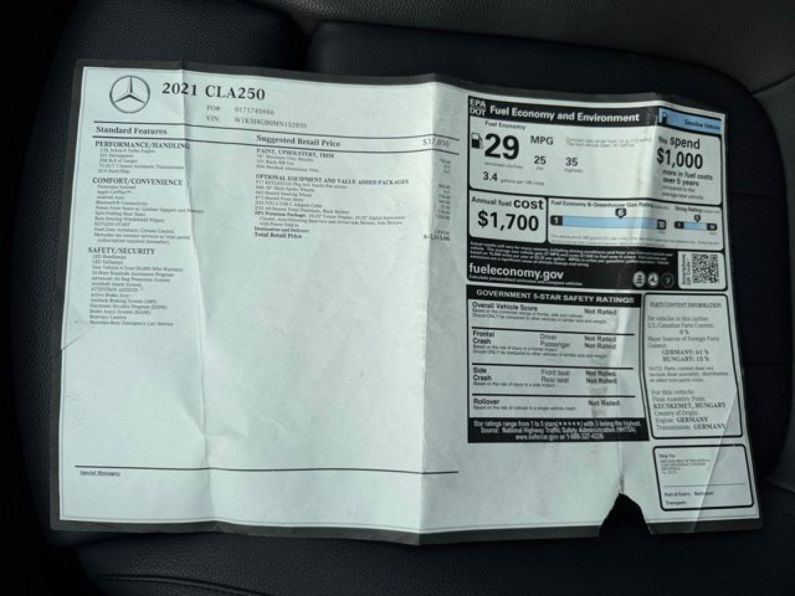 Used 2021 Mercedes-Benz CLA 250 image 24