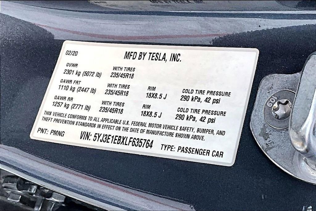 Used 2020 Tesla Model 3 Long Range image 19