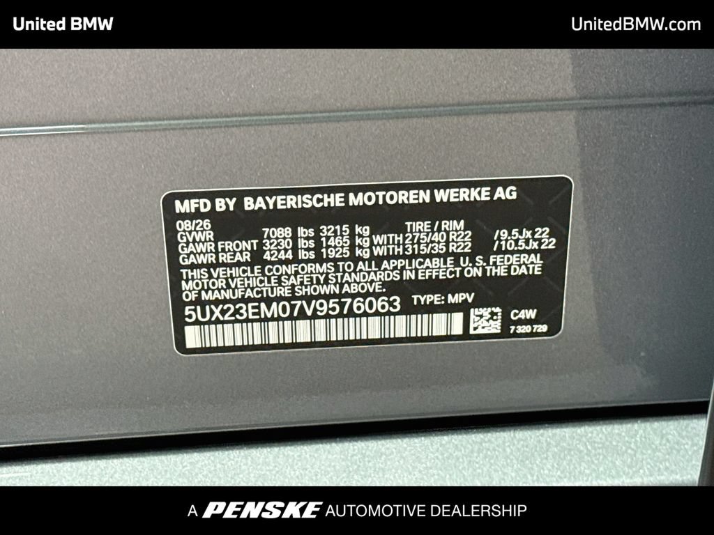 New 2027 BMW X7 xDrive40i w/ Executive Package AWD/4WD image 23