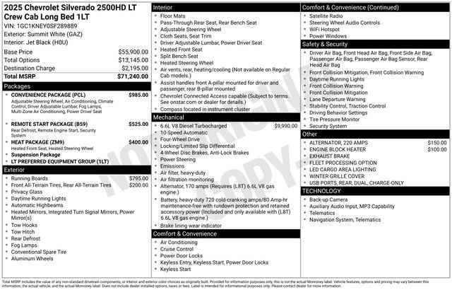 Certified 2025 Chevrolet Silverado 2500 LT w/ Convenience Package AWD/4WD image 4