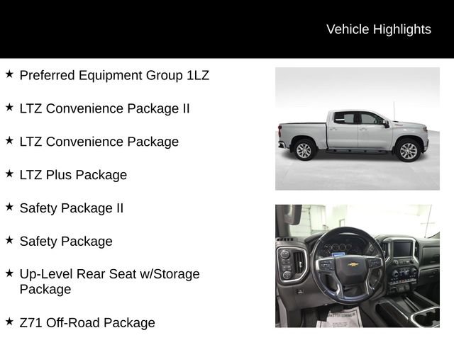 Used 2021 Chevrolet Silverado 1500 LTZ w/ Safety Package II image 16