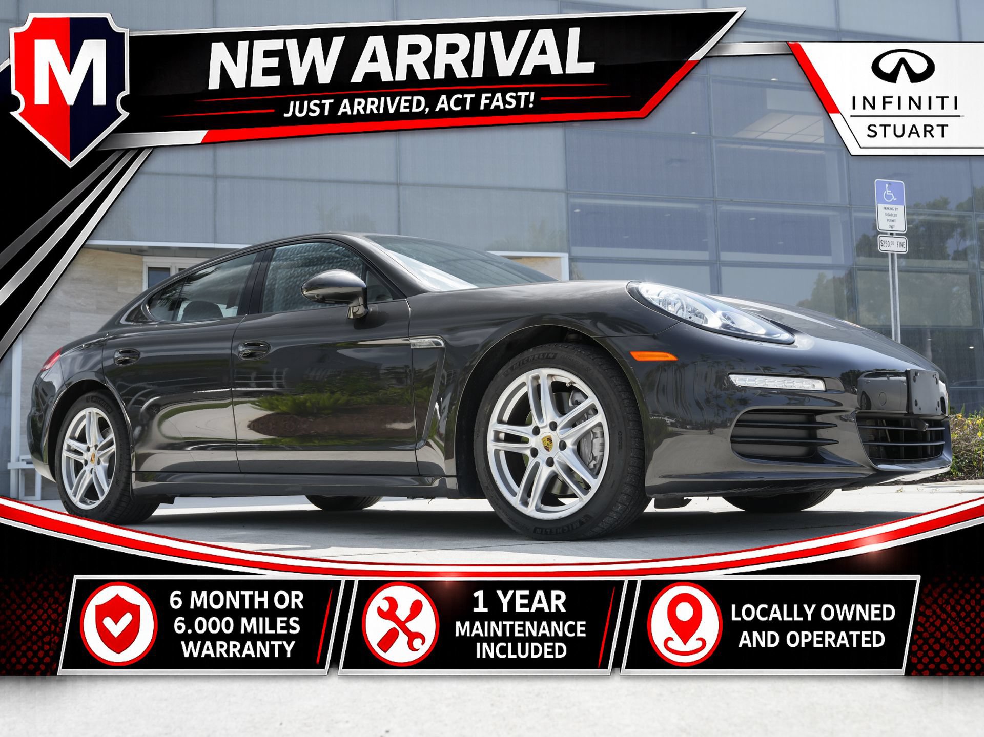 Used 2014 Porsche Panamera 4 AWD/4WD image 1
