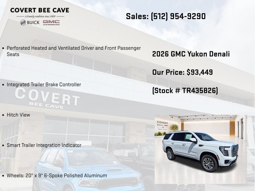 New 2026 GMC Yukon Denali w/ Advanced Technology Package AWD/4WD image 31