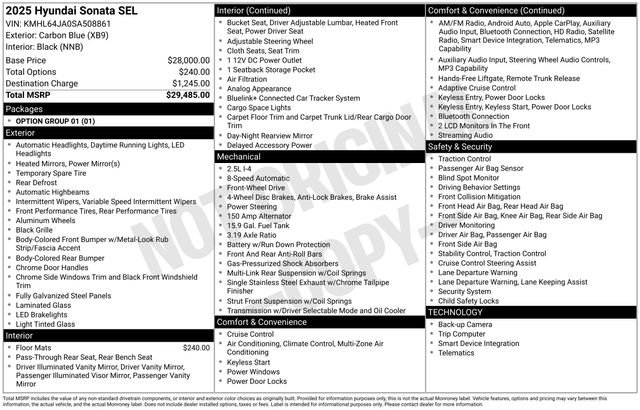 Used 2025 Hyundai Sonata SEL image 5