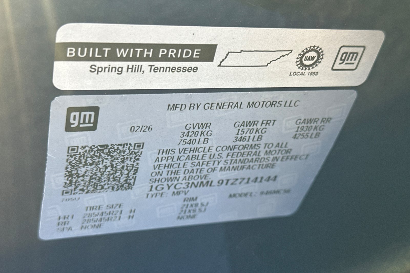 Certified 2026 Cadillac Vistiq Sport w/ LPO, Floor Liner Package AWD/4WD image 52